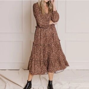Rylee + Cru Mabel Winter Garden Dress